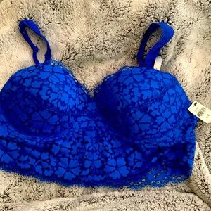 Victoria secret pink lace bralette